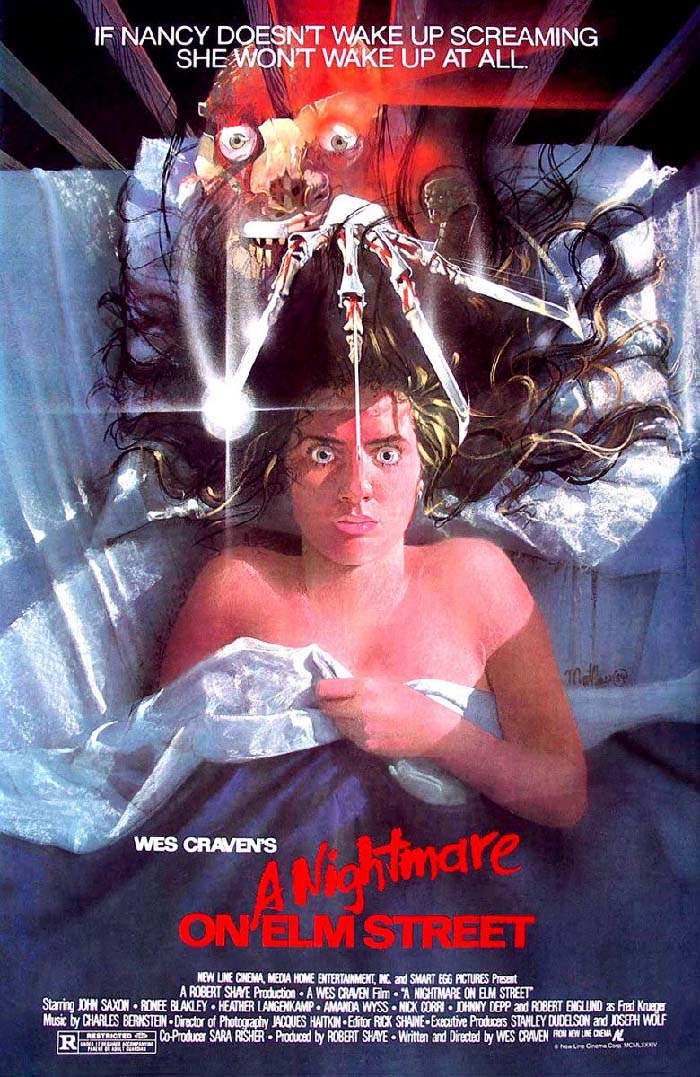 Movie poster for A Nightmare 0n Elm Street