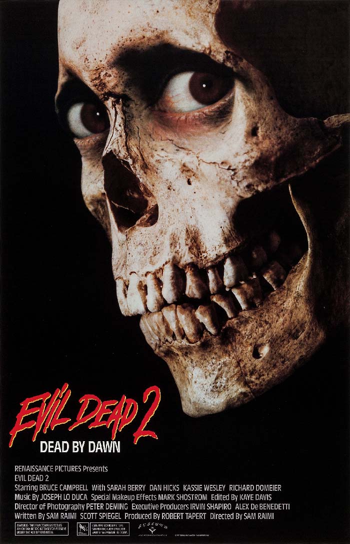 Movie poster for Evil Dead 2