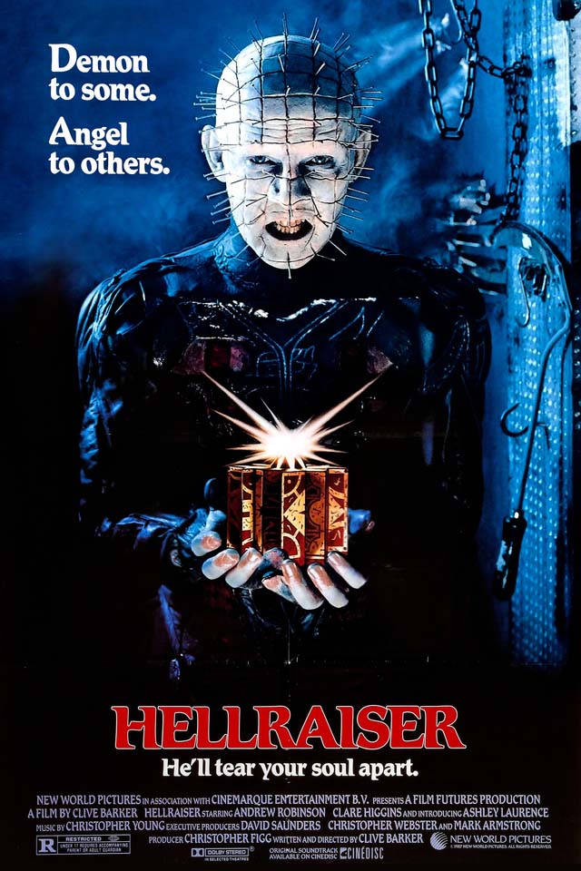 Movie poster for Hellraiser