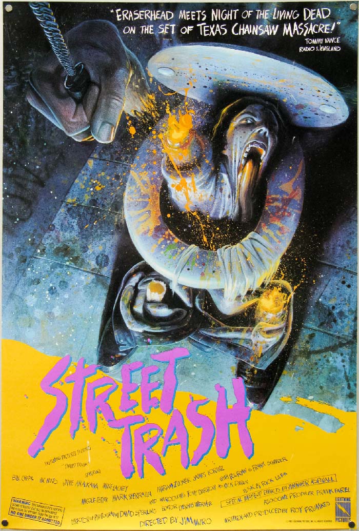 Movie poster for Street Trash