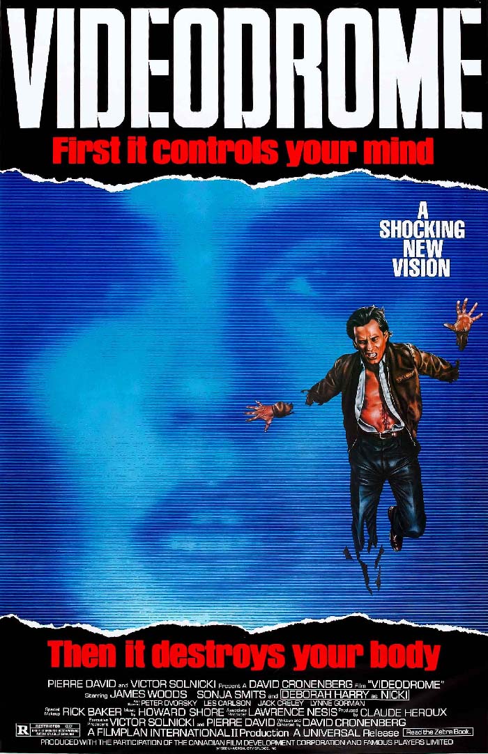 Movie poster for Videodrome